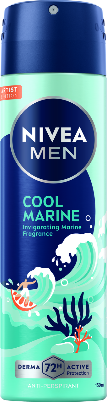 NIVEA Men Cool Marine Antiperspirant 150 ml