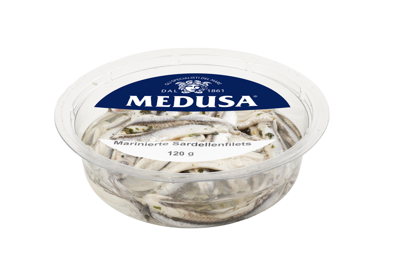 MEDUSA Ančovičky marinované (pevný podíl 100 g) chlaz. 120 g