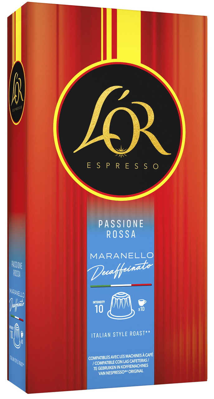 L'OR Passione Decaffeinato 10 kapsle kávové 10 ks 