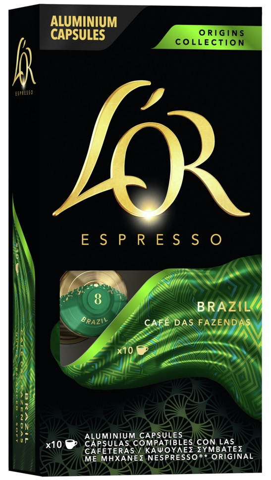 L'OR Espresso Brazil kapsle kávové 10 ks