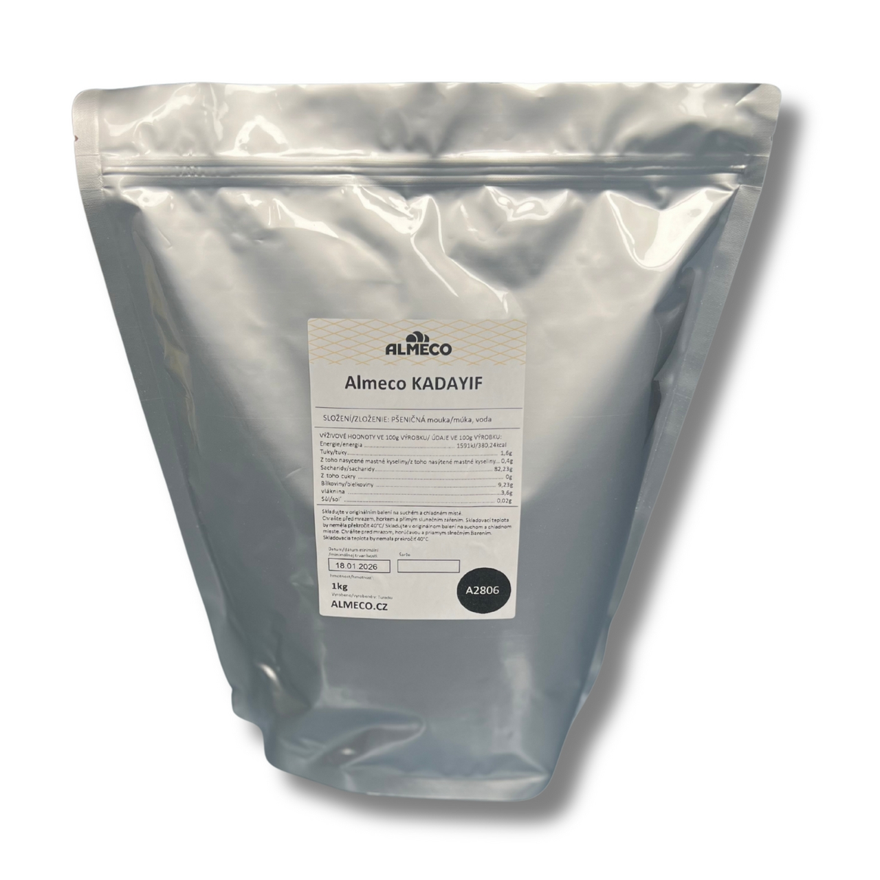 Kadayif křupavé nitky 10 kg