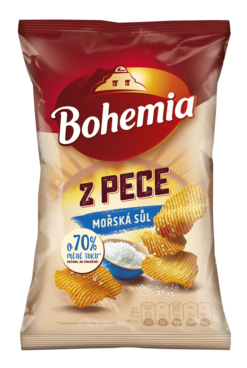 Bohemia Krekry bramborové z pece mořská sůl 100 g