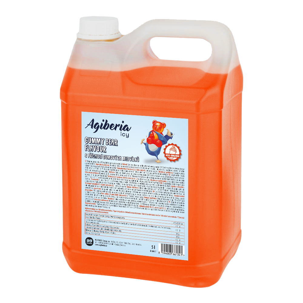 AGIBERIA Icy Fruity Sirup příchuť Gummy Bears 5 l