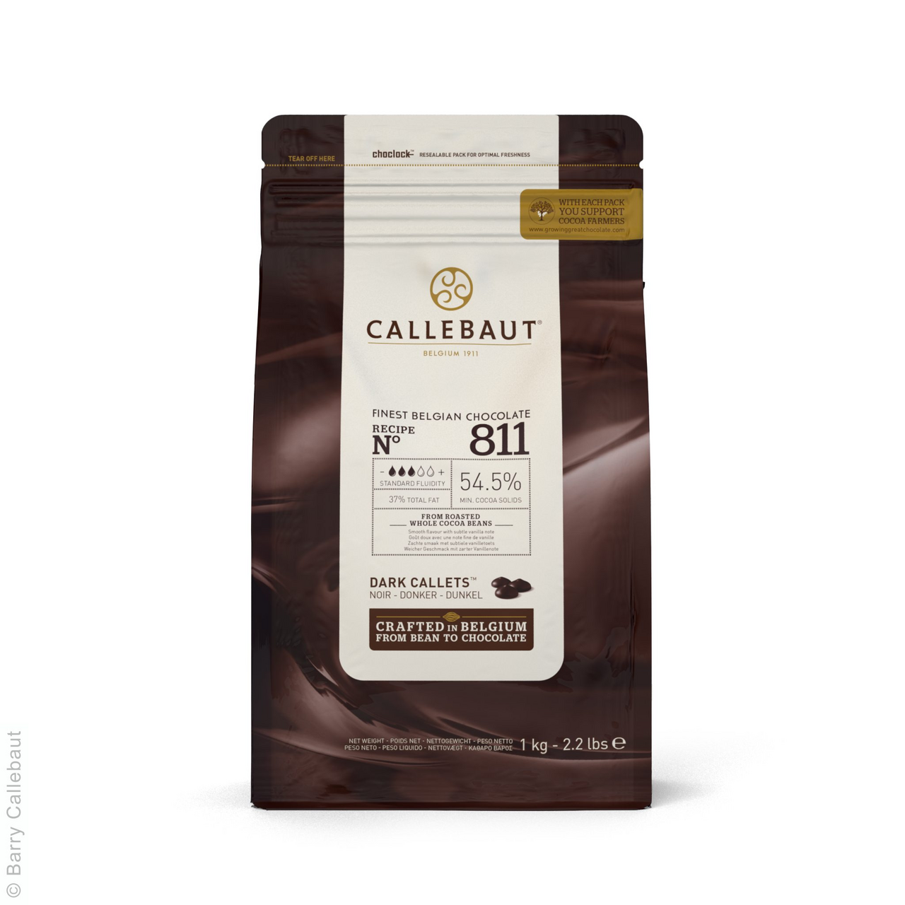 CALLEBAUT Čokoláda hořká 1 kg