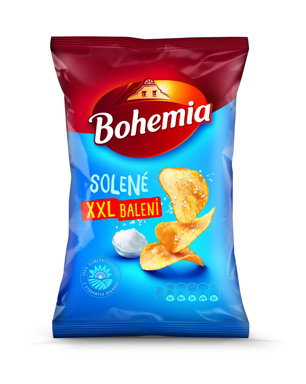 Bohemia Chips solené 250 g