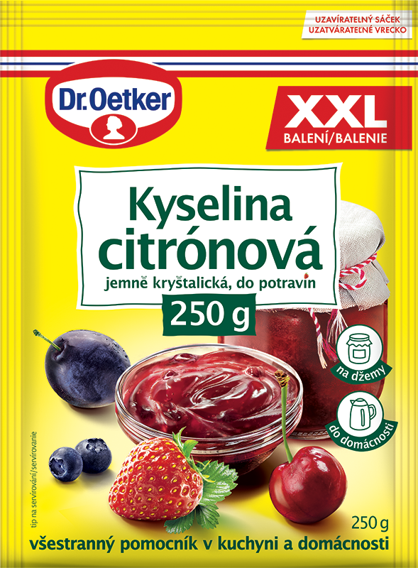 Dr. Oetker Kyselina citrónová XXL 250 g