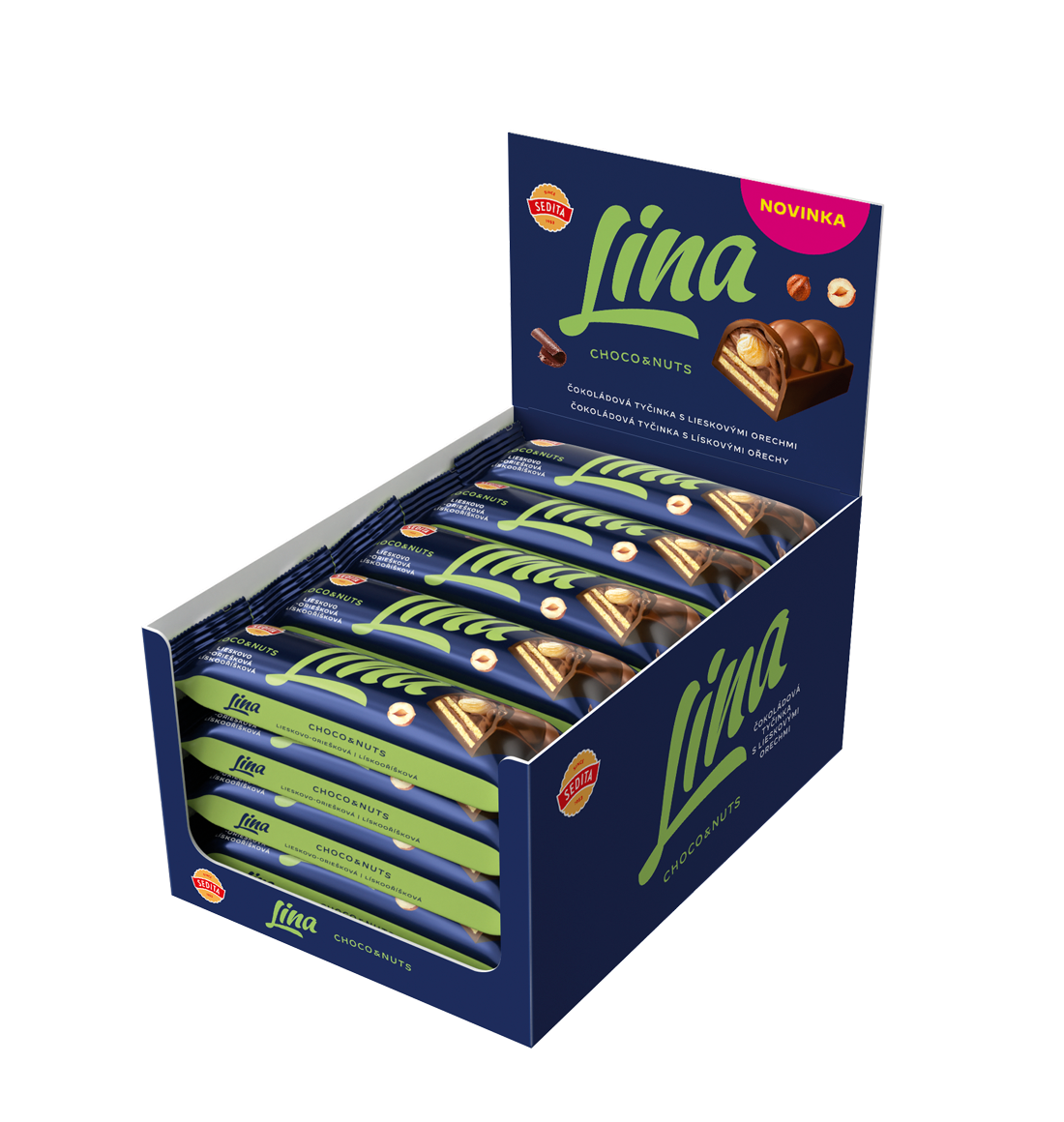 SEDITA Lina tyčinka celomáčená 12 x 50 g