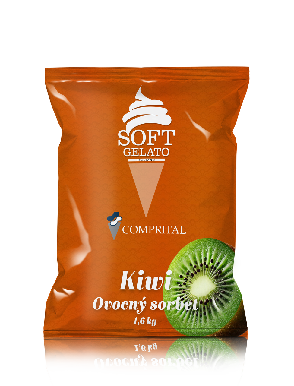 COMPRITAL Sorbet příchuť kiwi 1,6 kg