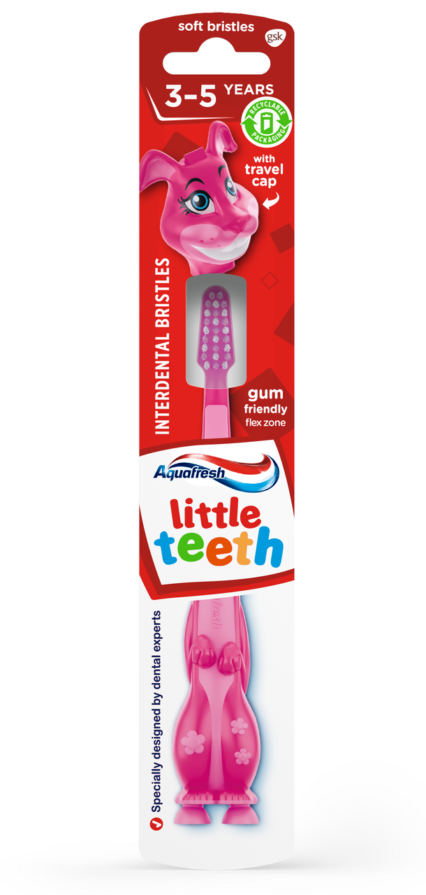 Aquafresh Little Teeth Soft zubní kartáček 1 ks