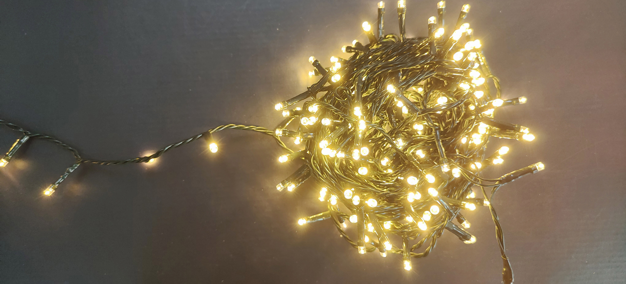 Tarrington House Řetěz transparentní 400 LED teplá bílá 1 ks