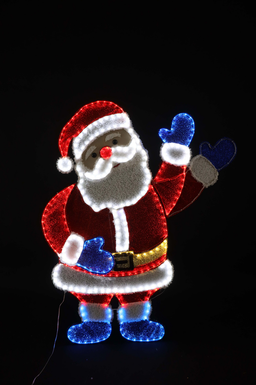 Tarrington House Vánoční blikající santa 1 ks