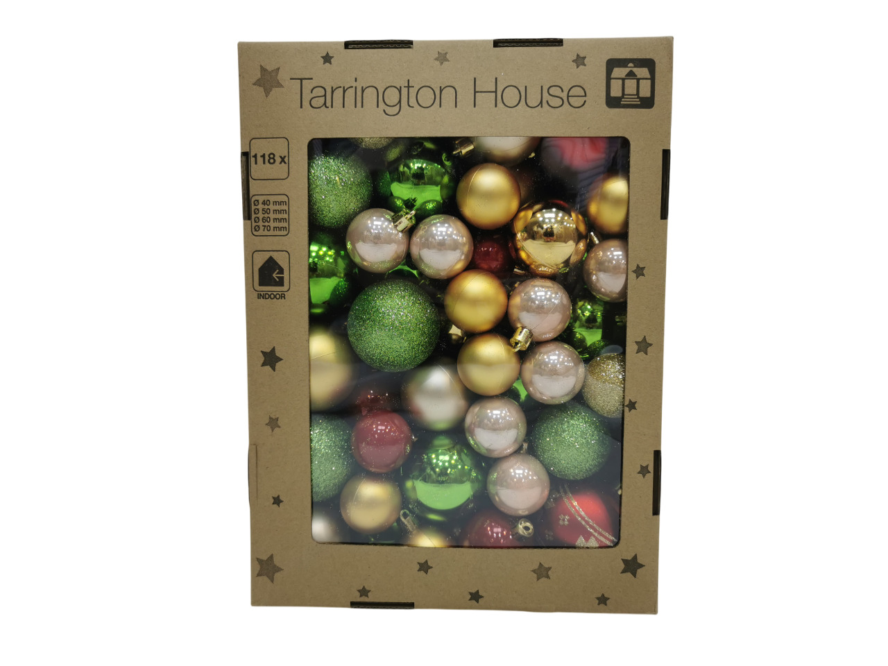 Tarrington House Vánoční koule základní barvy 118 ks