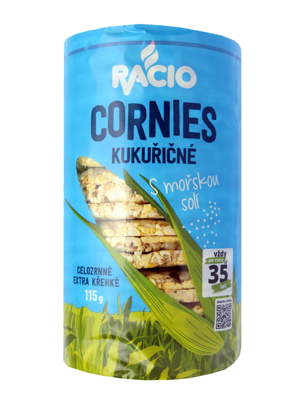RACIO Cornies s mořskou solí 115 g