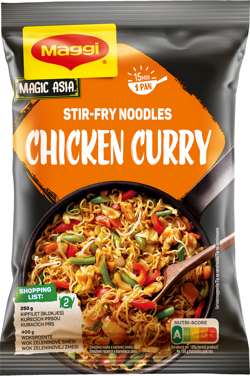 Maggi Nudle Curry kuře 185 g