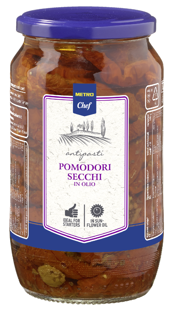 METRO Chef Sušená rajčata půlky 660 g