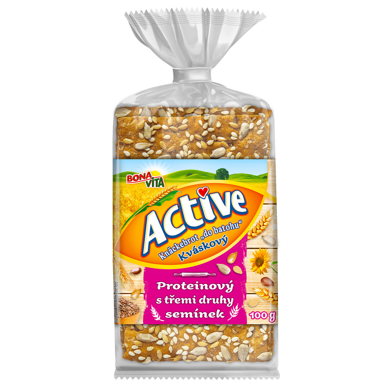 BONAVITA Knackebrot Protein 12 x 100 g