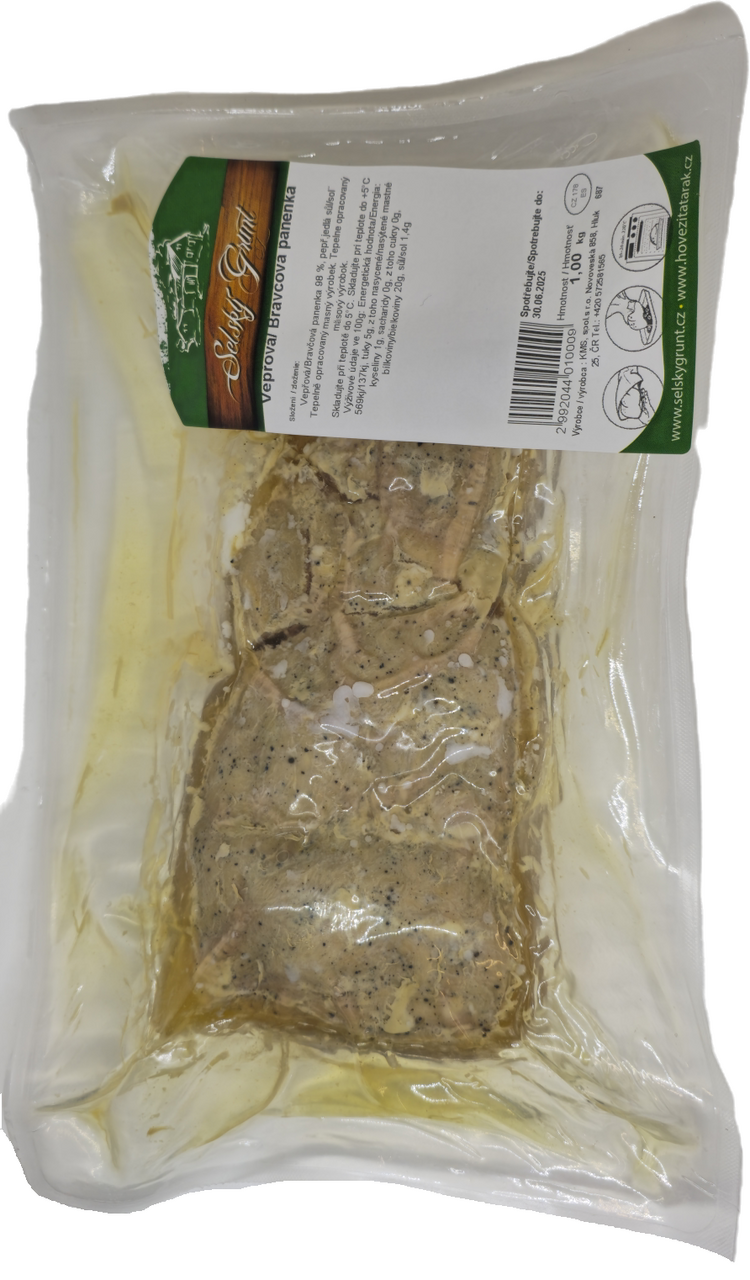 SELSKÝ GRUNT Vepřová panenka/ špalíčky Sous-vide chlaz. cca 1 kg