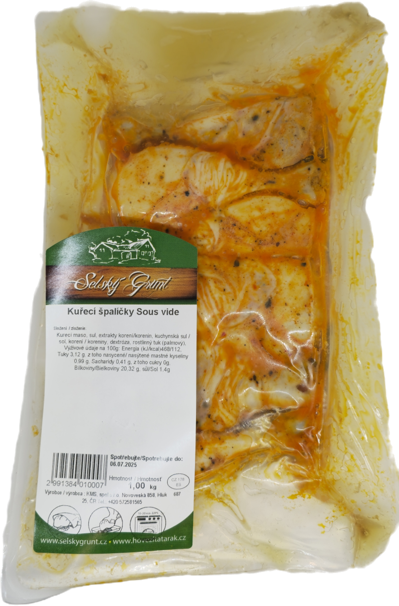SELSKÝ GRUNT Kuřecí spodní stehna Sous-vide chlaz.