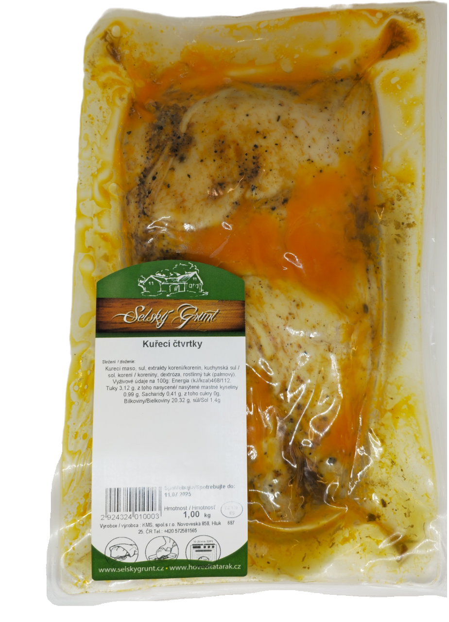 SELSKÝ GRUNT Kuřecí čtvrtky Sous-vide chlaz