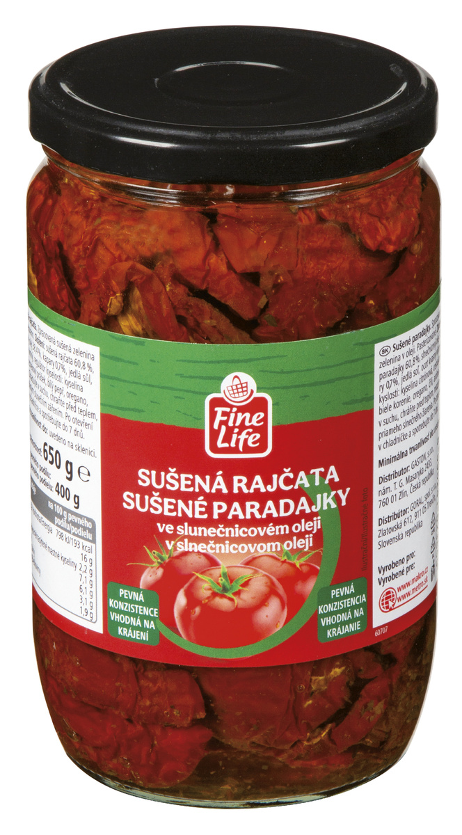 Fine Life Sušená rajčata 650 g
