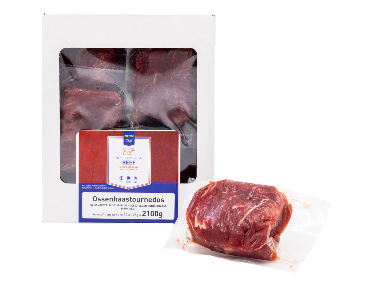 METRO Chef Hovězí Tournedos JA mraž. 12 x 175 g