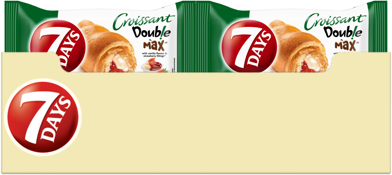 7 DAYS Crosissant jahoda vanilka 80 g