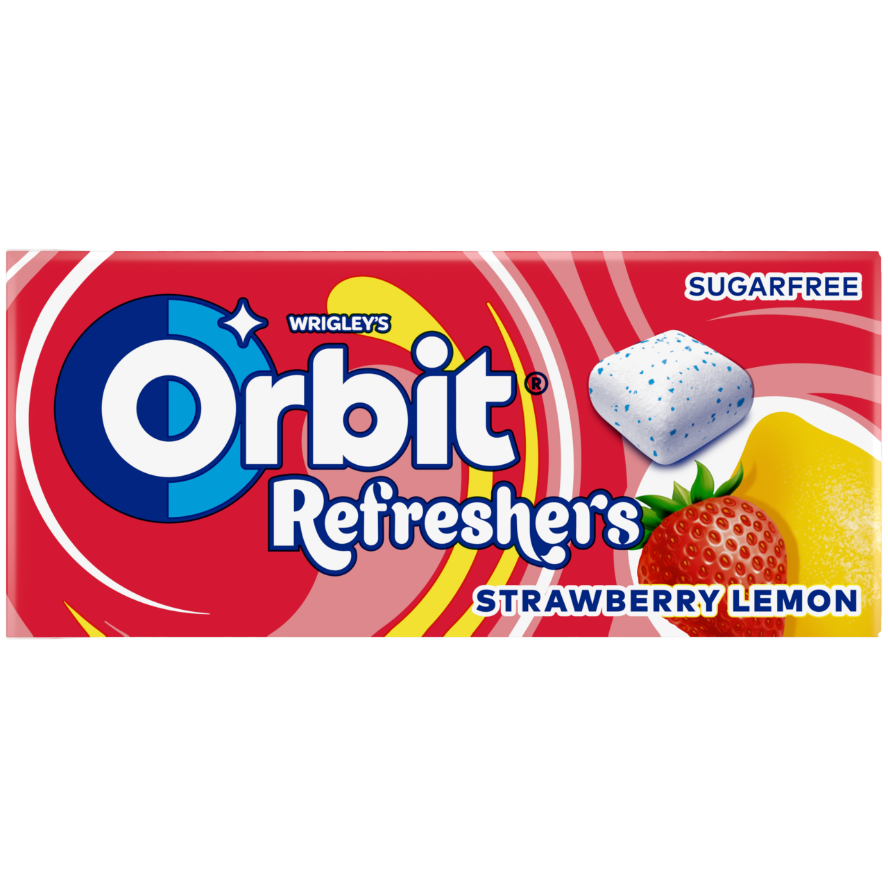 Orbit Refresher jahoda citrón 12 x 17,9 g