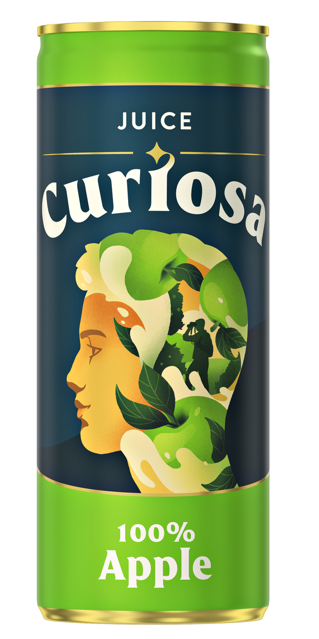 Curiosa jablko 100 % 24 x 330 ml plech