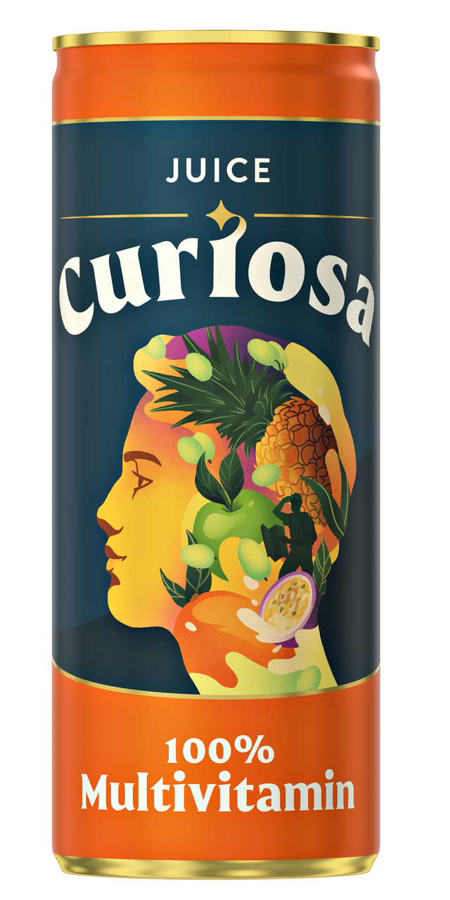 Curiosa Multivitamin 100 % 24 x 330 ml plech