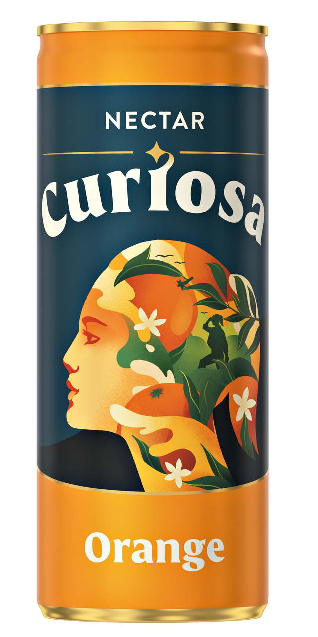 Curiosa pomeranč 24 x 330 ml plech