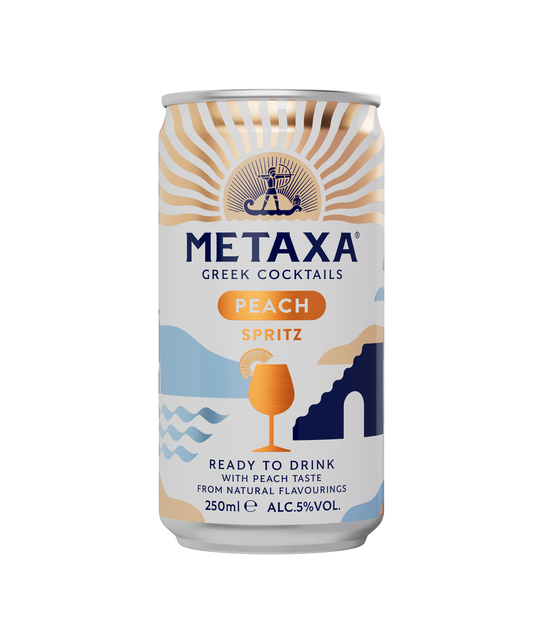 METAXA Peach 5 % 24 x 250 ml
