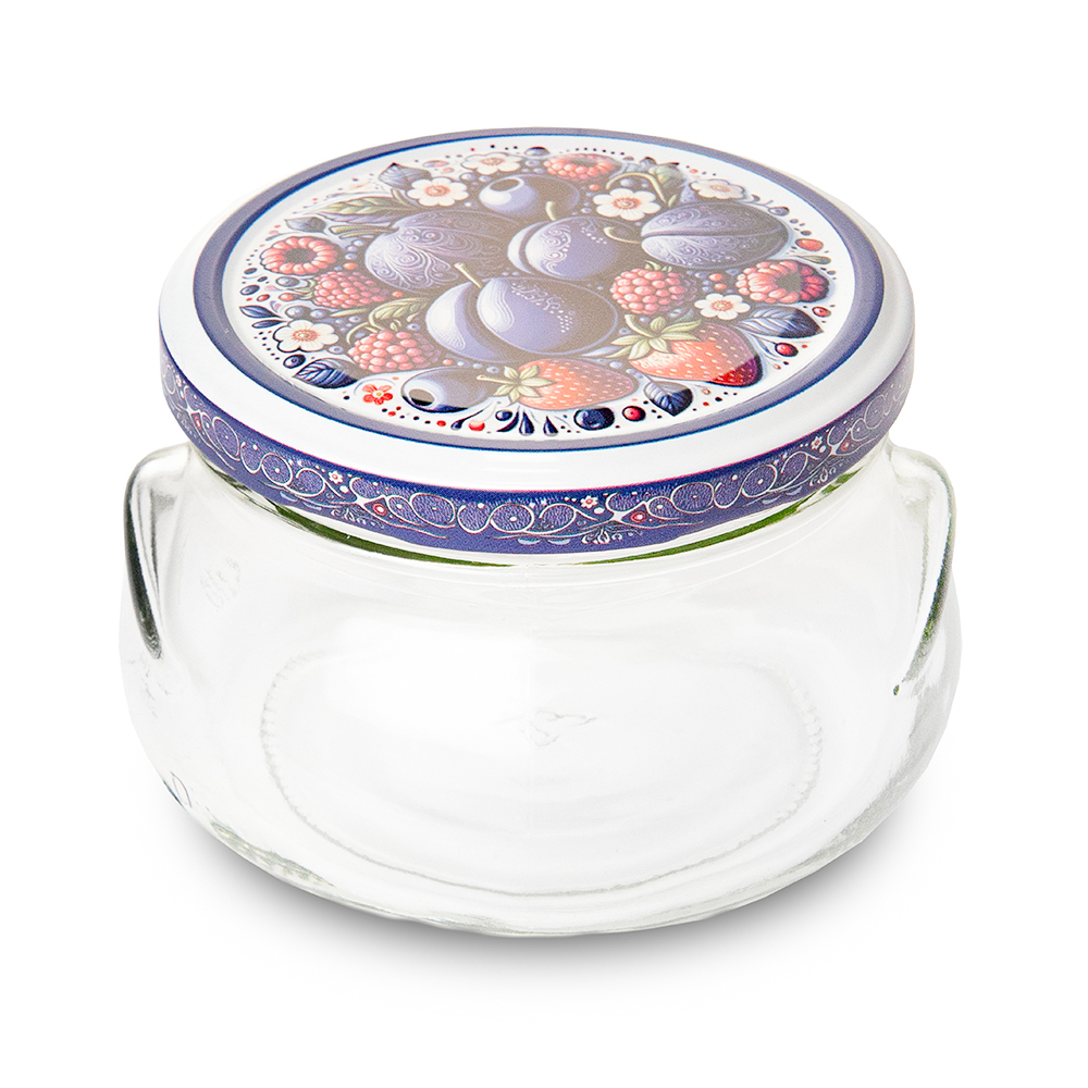 Zavařovací sklenice + víčko PLUM 300 ml 1 ks