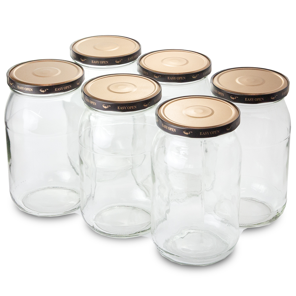 Zavařovací sklenice + víčko ORBIT 900 ml 1 ks