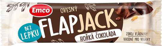 Emco Flapjack hořká čokoláda 45 g