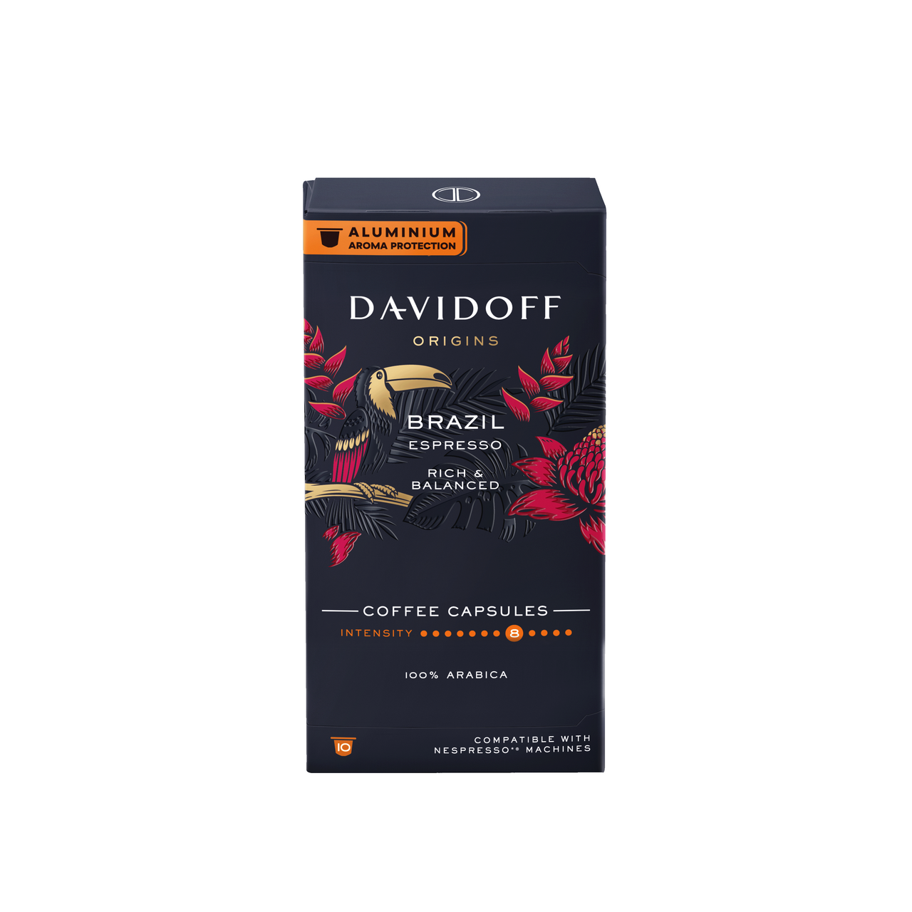 DAVIDOFF Origins Brazil Espresso kávové kapsle 10 ks