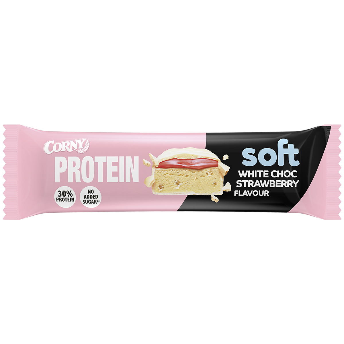 CORNY Protein Soft čokoláda jahody 45 g