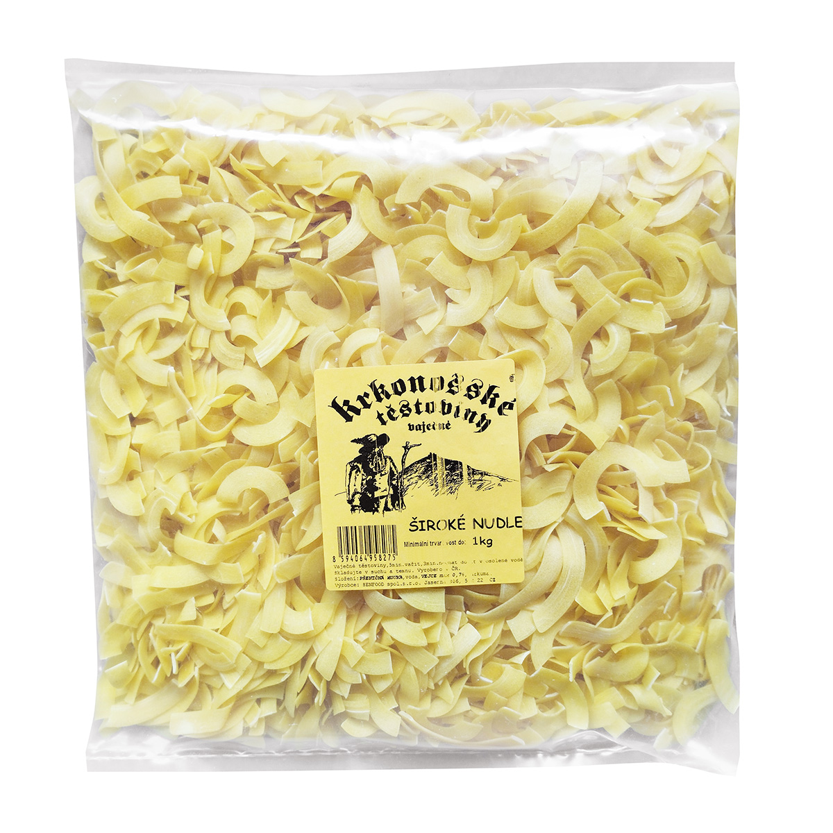 Krkonošské těstoviny široké nudle 1 kg