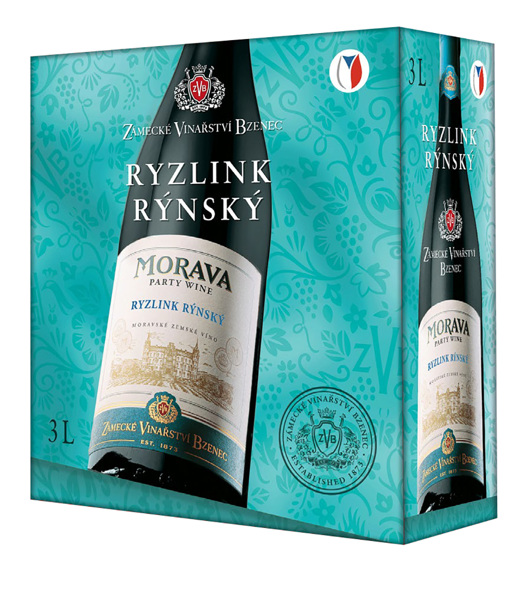 ZÁMECKÉ VINAŘSTVÍ BZENEC Ryzlink rýnský 3 l BiB