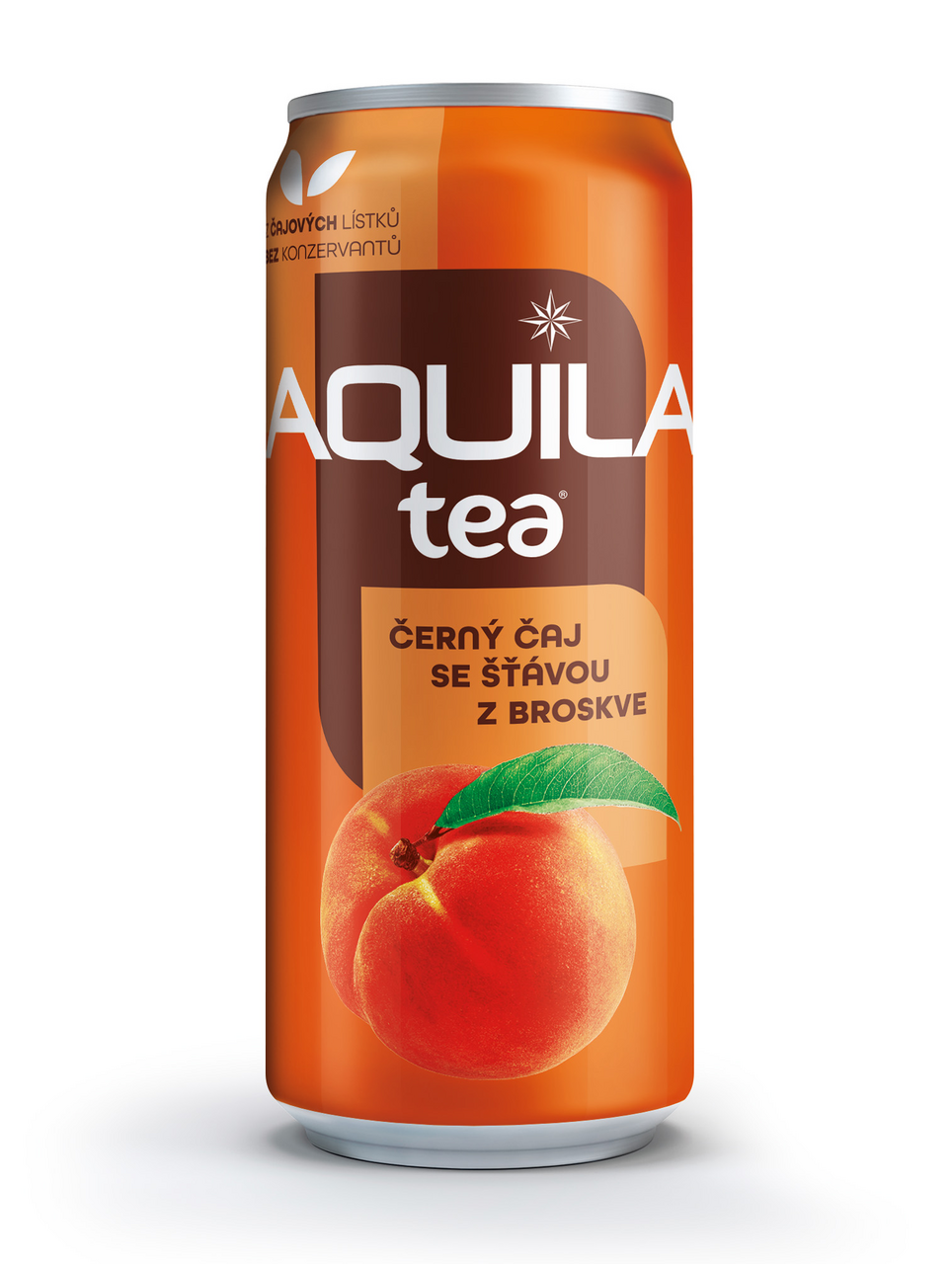 AQUILA Tea broskev 24 x 330 ml plech