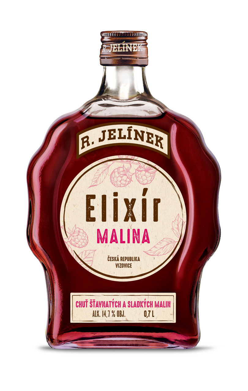 R. JELÍNEK Elixír malina 14,7 % 700 ml