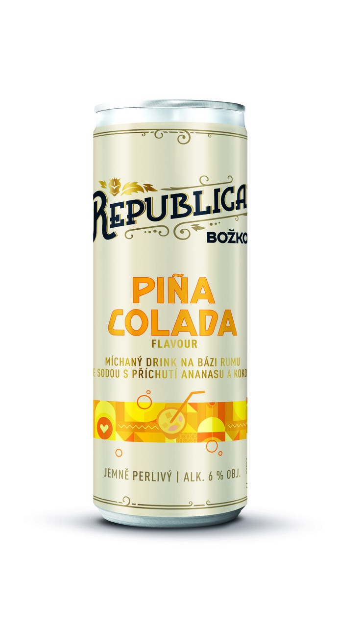 BOŽKOV REBUBLICA Piňa Colada 6 % 250 ml