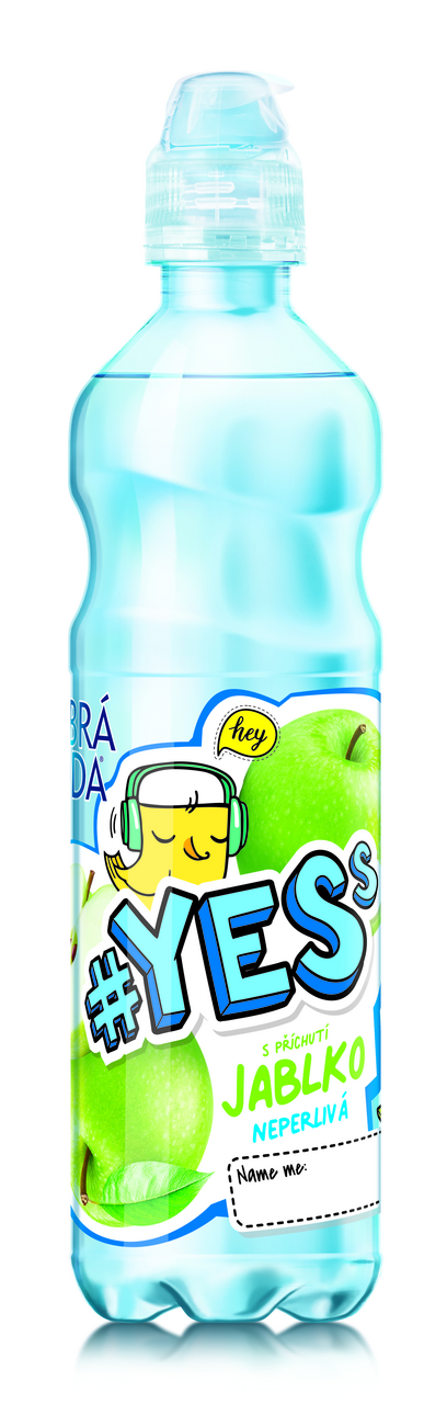 DOBRÁ VODA YESs jablko 8 x 500 ml