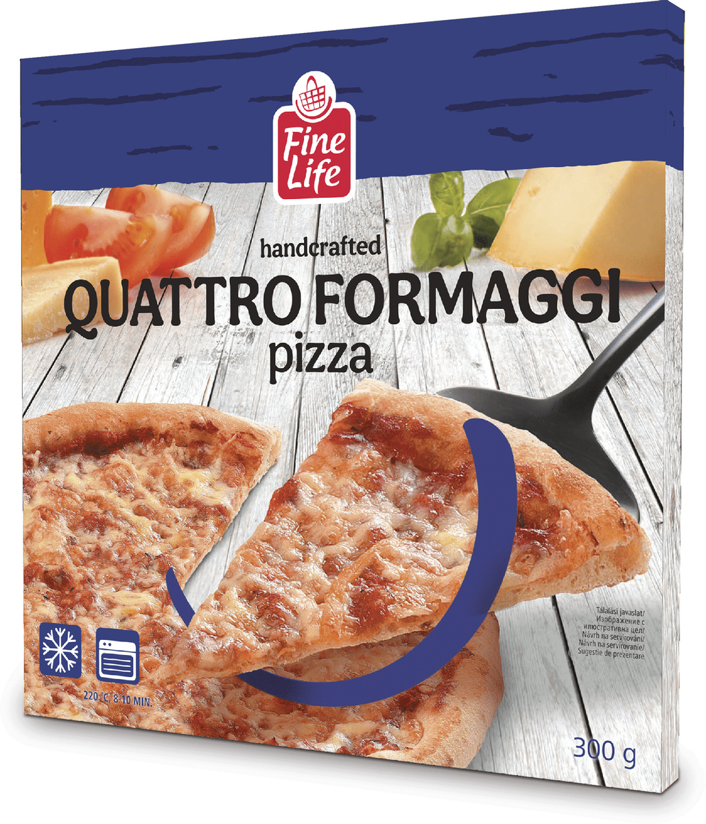 Fine Life Pizza 4 sýry mraž. 300 g