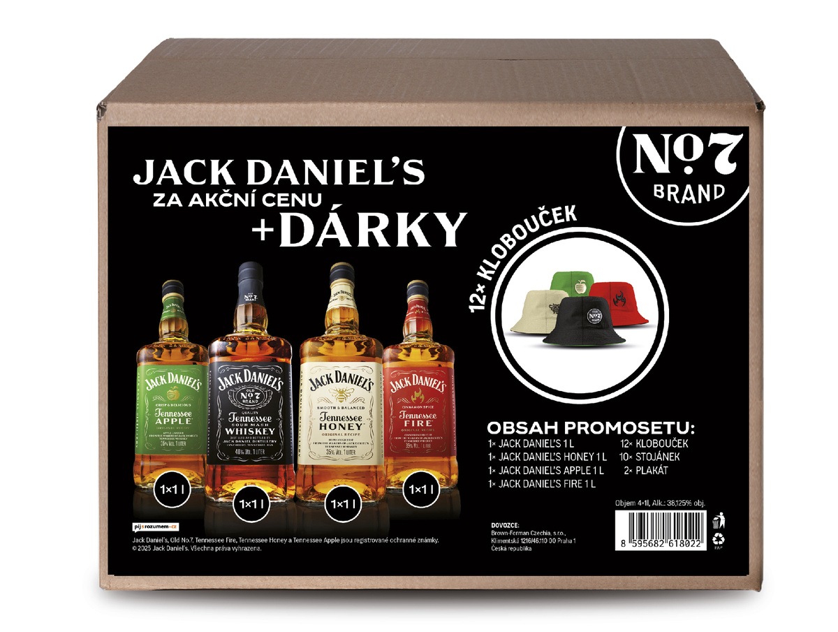 JACK DANIEL'S Promo Set 4 x 1 l