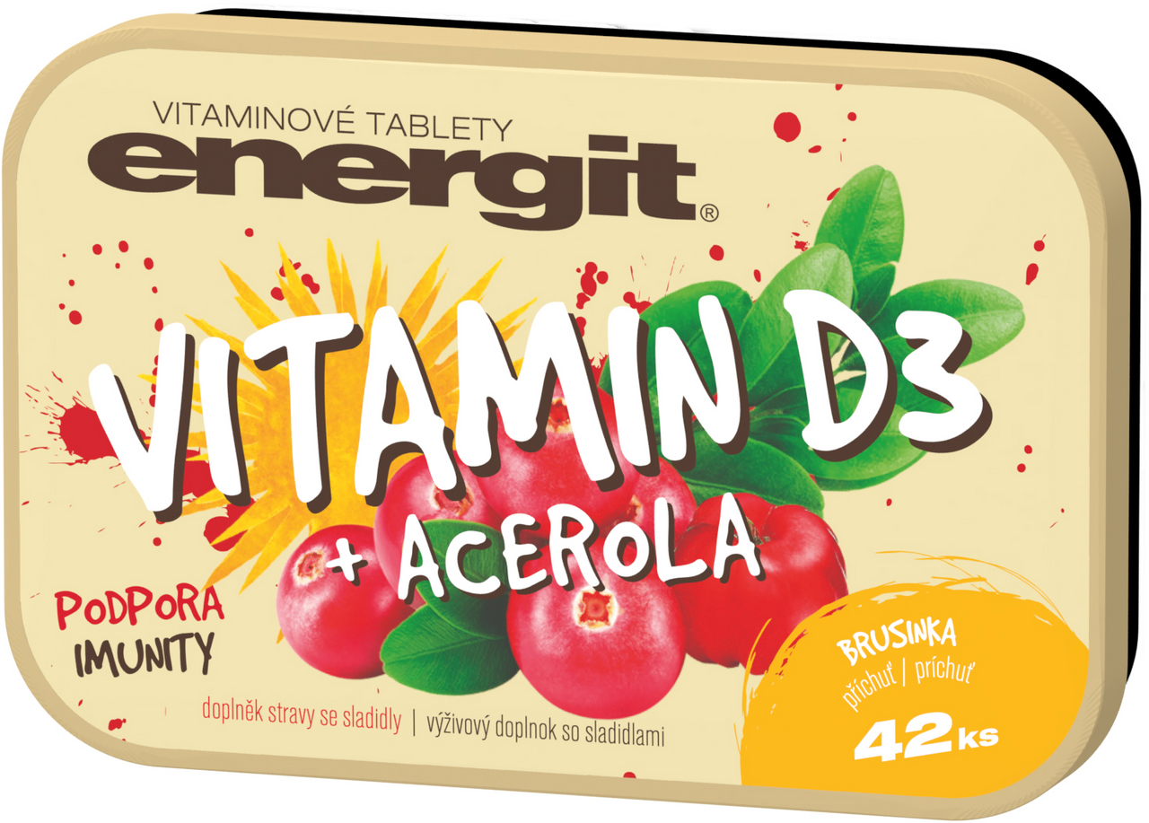 Energit Vitamin D3 + Acerola 42 tablet