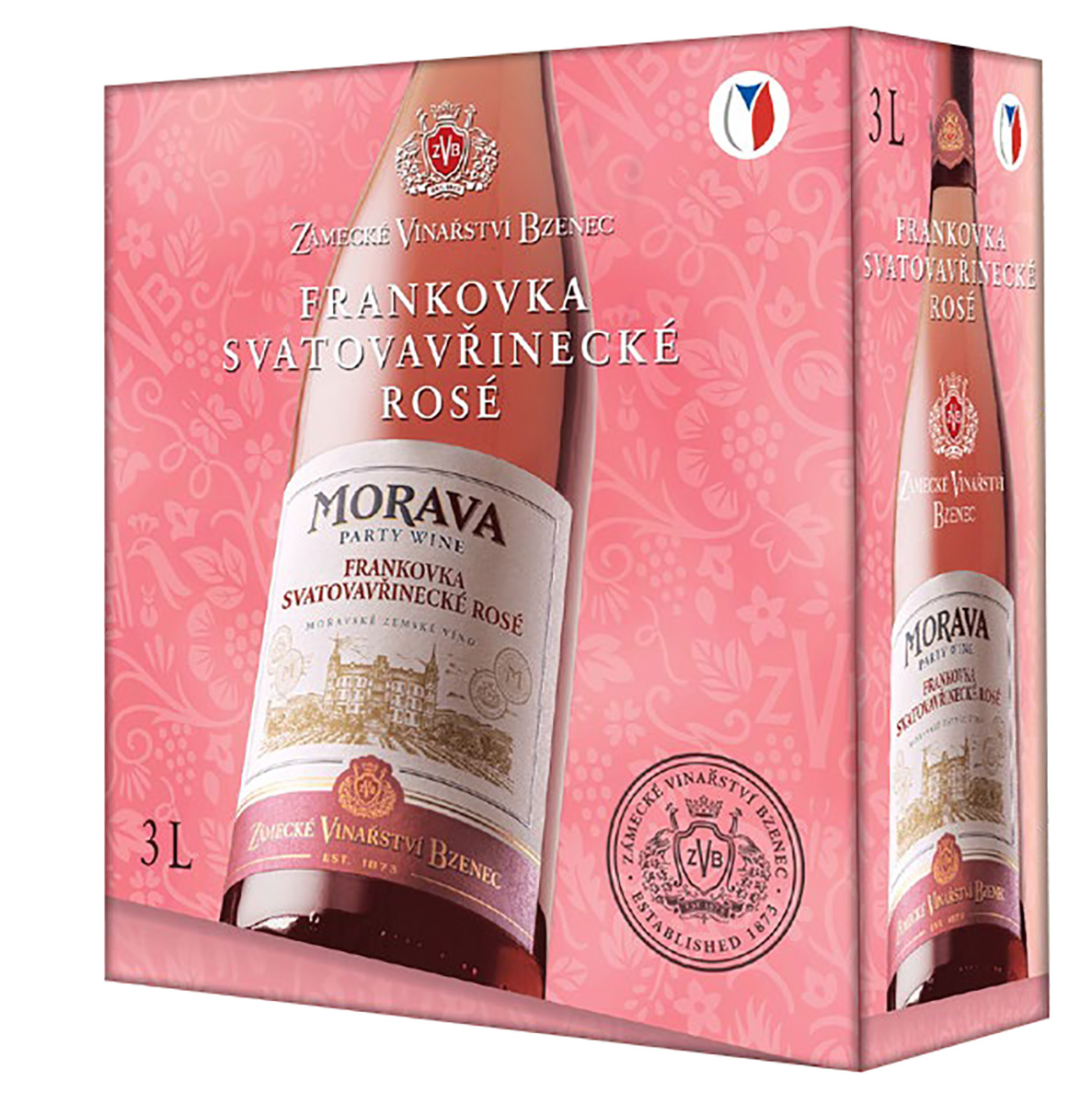 ZÁMECKÉ VINAŘSTVÍ BZENEC Rosé 3 l BiB
