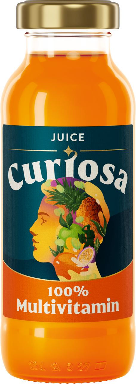 Curiosa multivitamin 100 % 24 x 250 ml vratná láhev