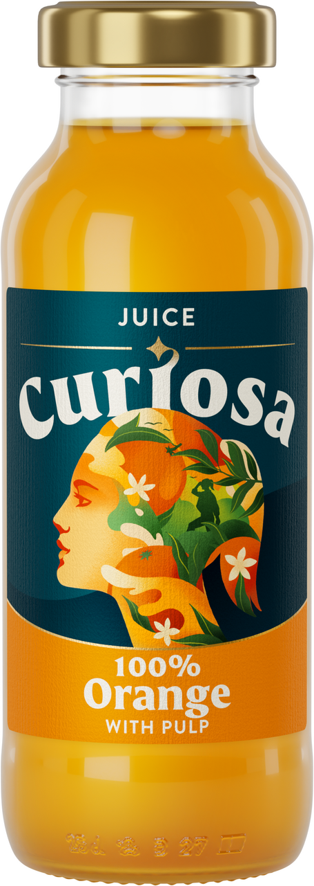 Curiosa pomeranč 24 x 250 ml vratná láhev