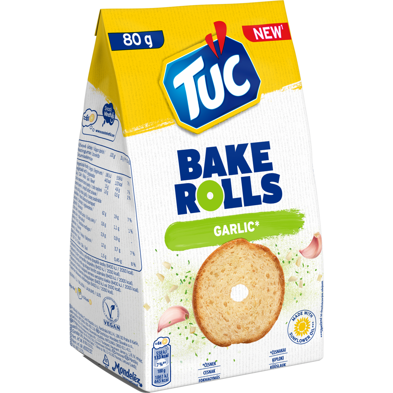 TUC Bake Rolls česnek 80 g