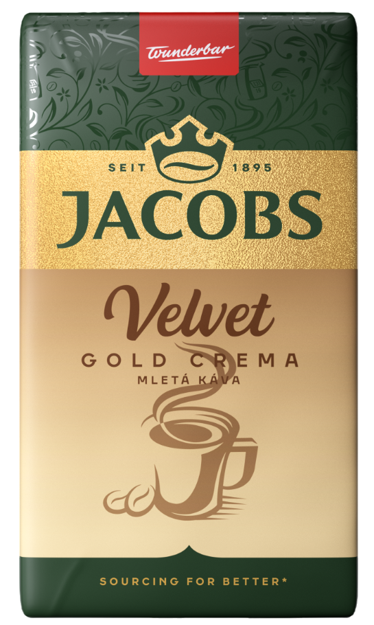 JACOBS Velvet Gold Crema mletá káva 250 ml